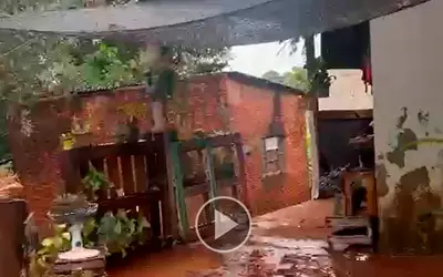Após chuva intensa, somente uma família segue desalojada em Ponta Porã