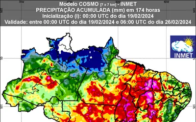 Inmet alerta para chuvas intensas no Brasil; veja onde e quando