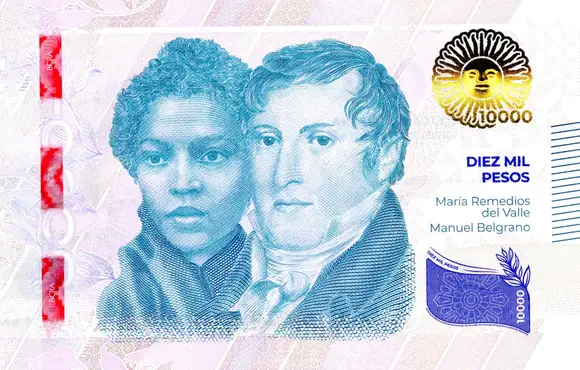 Argentina coloca em circulação nova nota de 10 mil pesos